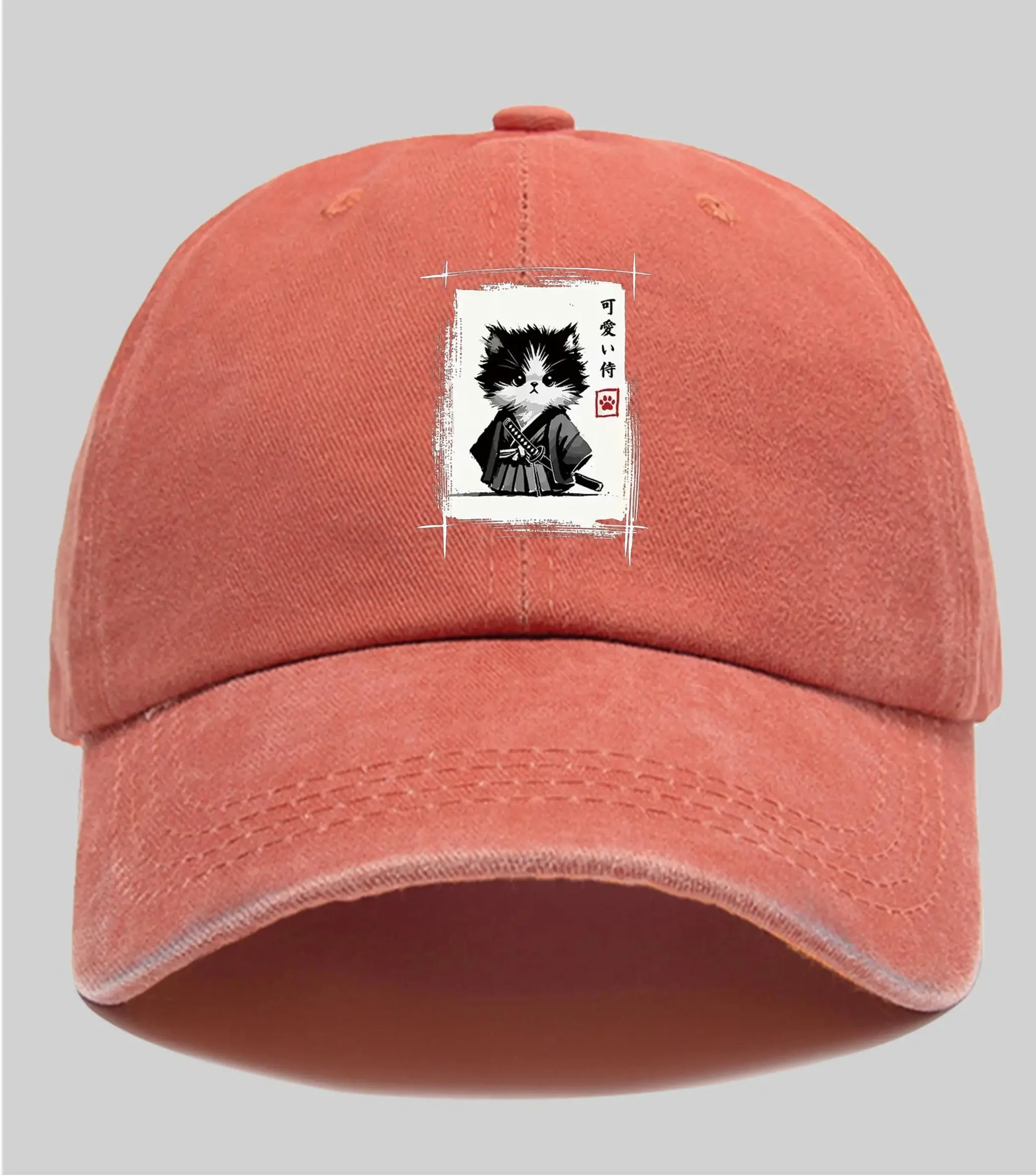 Casquette Japonaise Chat Samouraï - Image 7