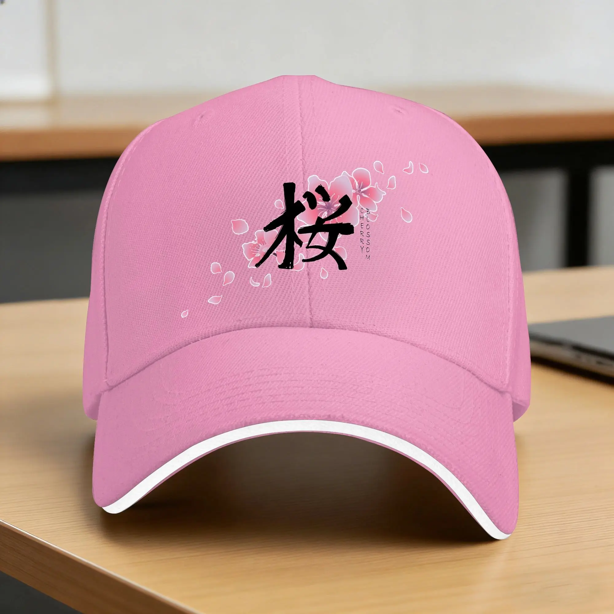 Casquette Japonaise Design Fleurs de Cerisier - Image 5
