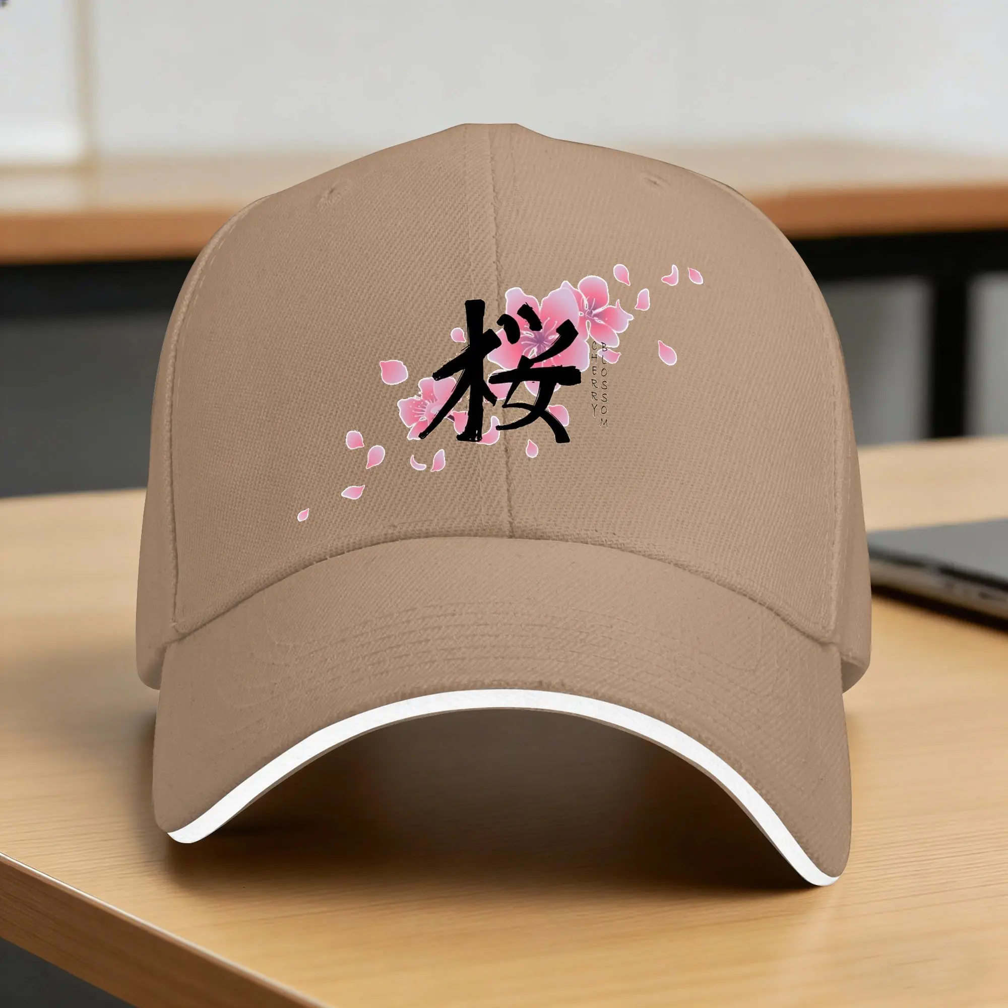 Casquette Japonaise Design Fleurs de Cerisier - Image 6
