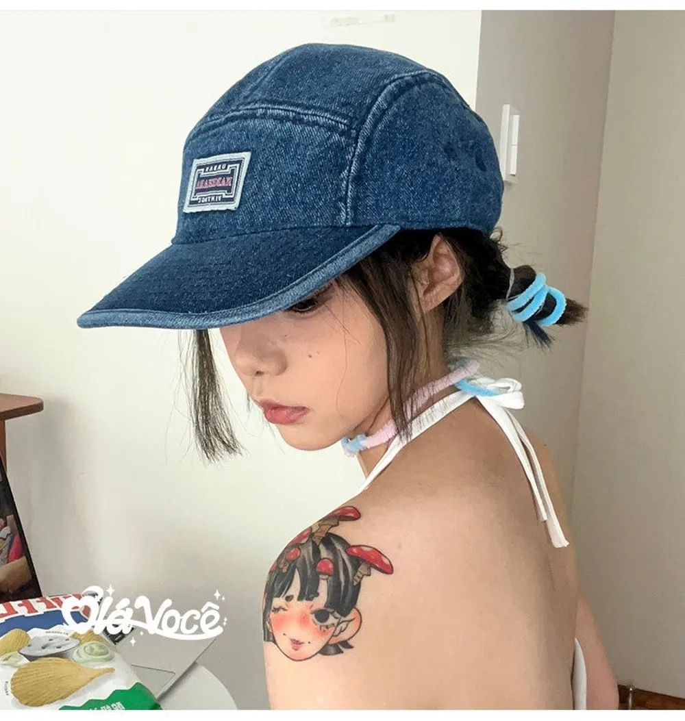 Casquette Japonaise en Denim Vintage - Image 4