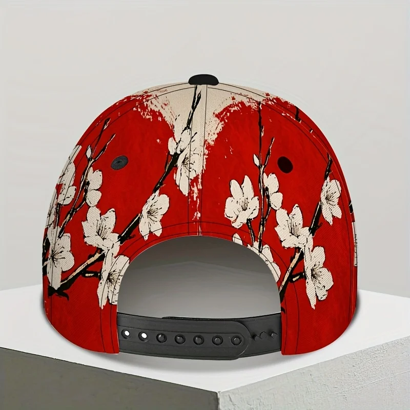 Casquette Japonaise Fleurs de Cerisier Design - Image 3