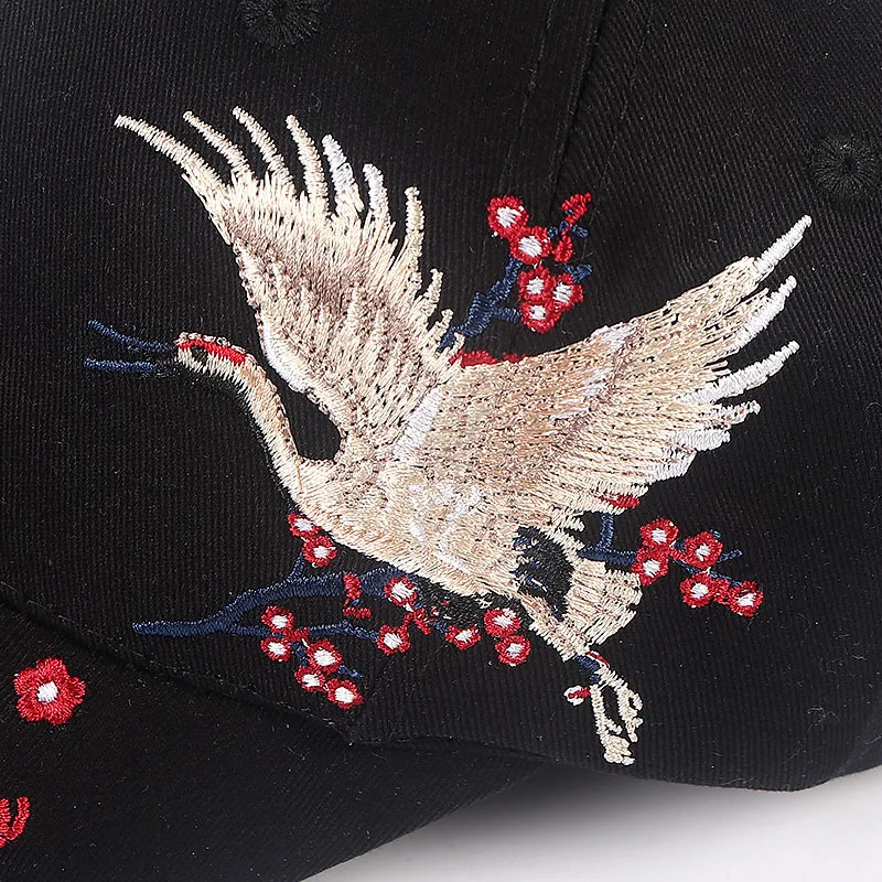 Casquette Japonaise Grues Fleuri - Image 5