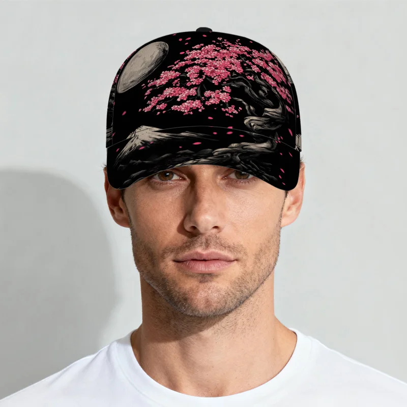 Casquette Japonaise Lune Sakura - Image 4