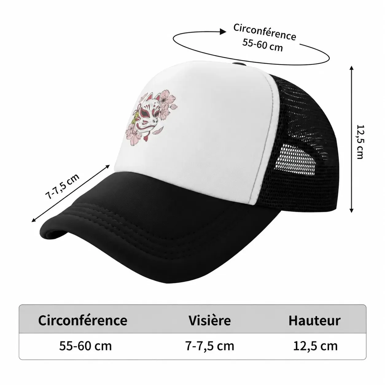 Casquette Japonaise Masque Kitsune - Image 5
