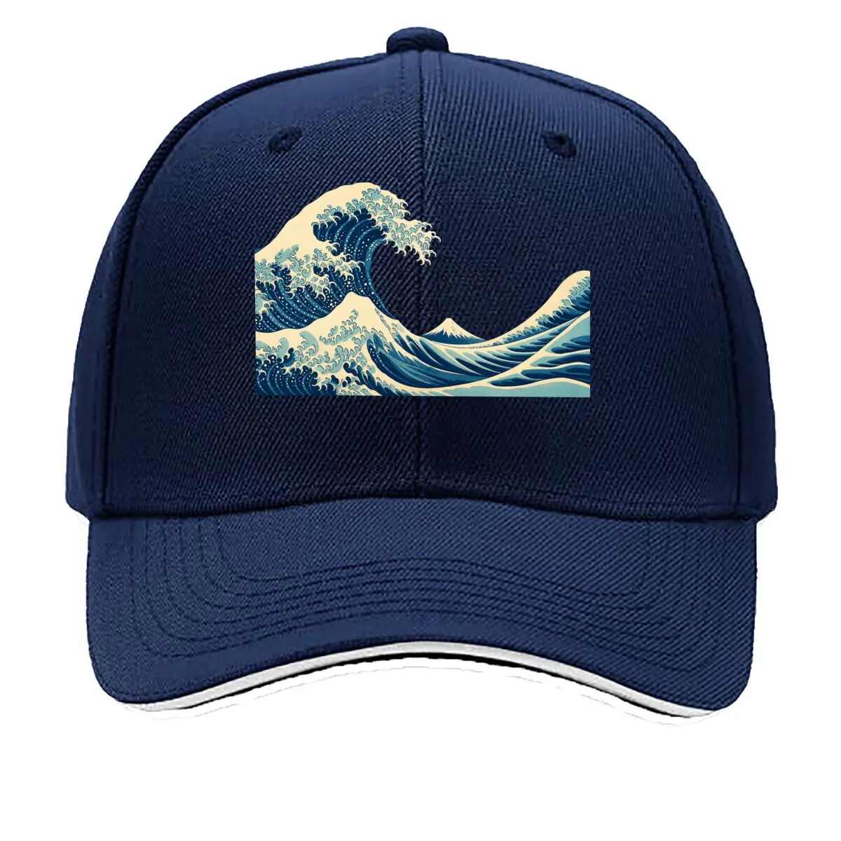 Casquette Japonaise Vague de Kanagawa - Image 2