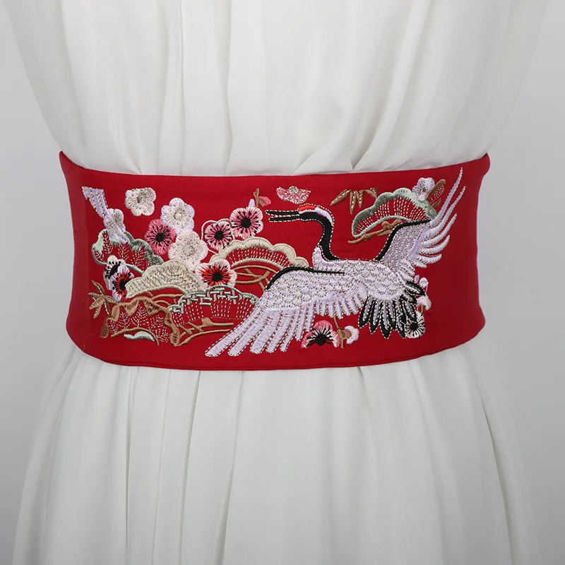 Ceinture japonaise grues - Image 4