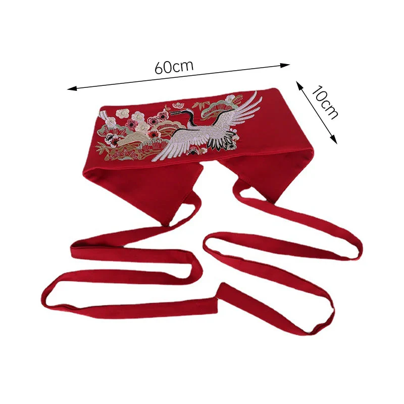 Ceinture japonaise grues - Image 7