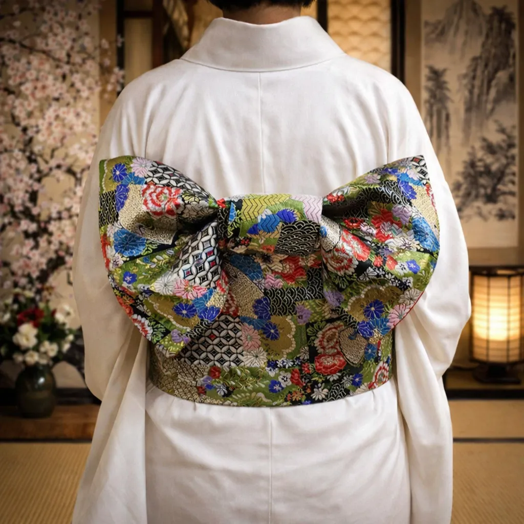 Ceinture Obi Japonaise Colorée
