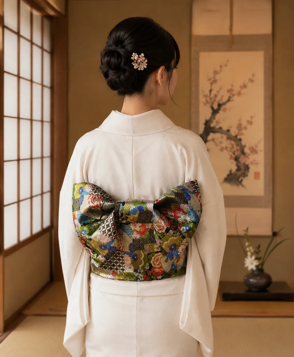 Ceinture Obi Japonaise Colorée - Image 2