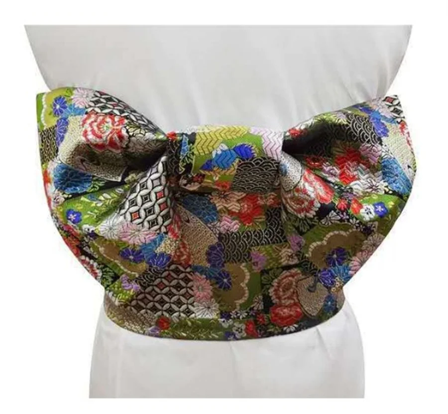 Ceinture Obi Japonaise Colorée - Image 3