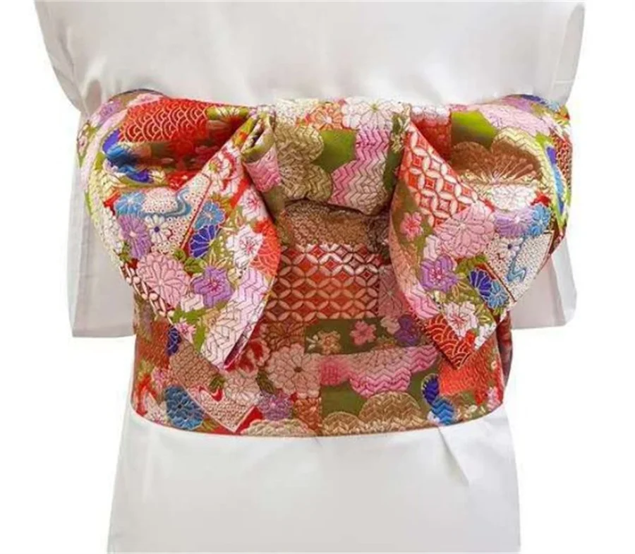 Ceinture Obi Japonaise Femme à Nœud - Image 3