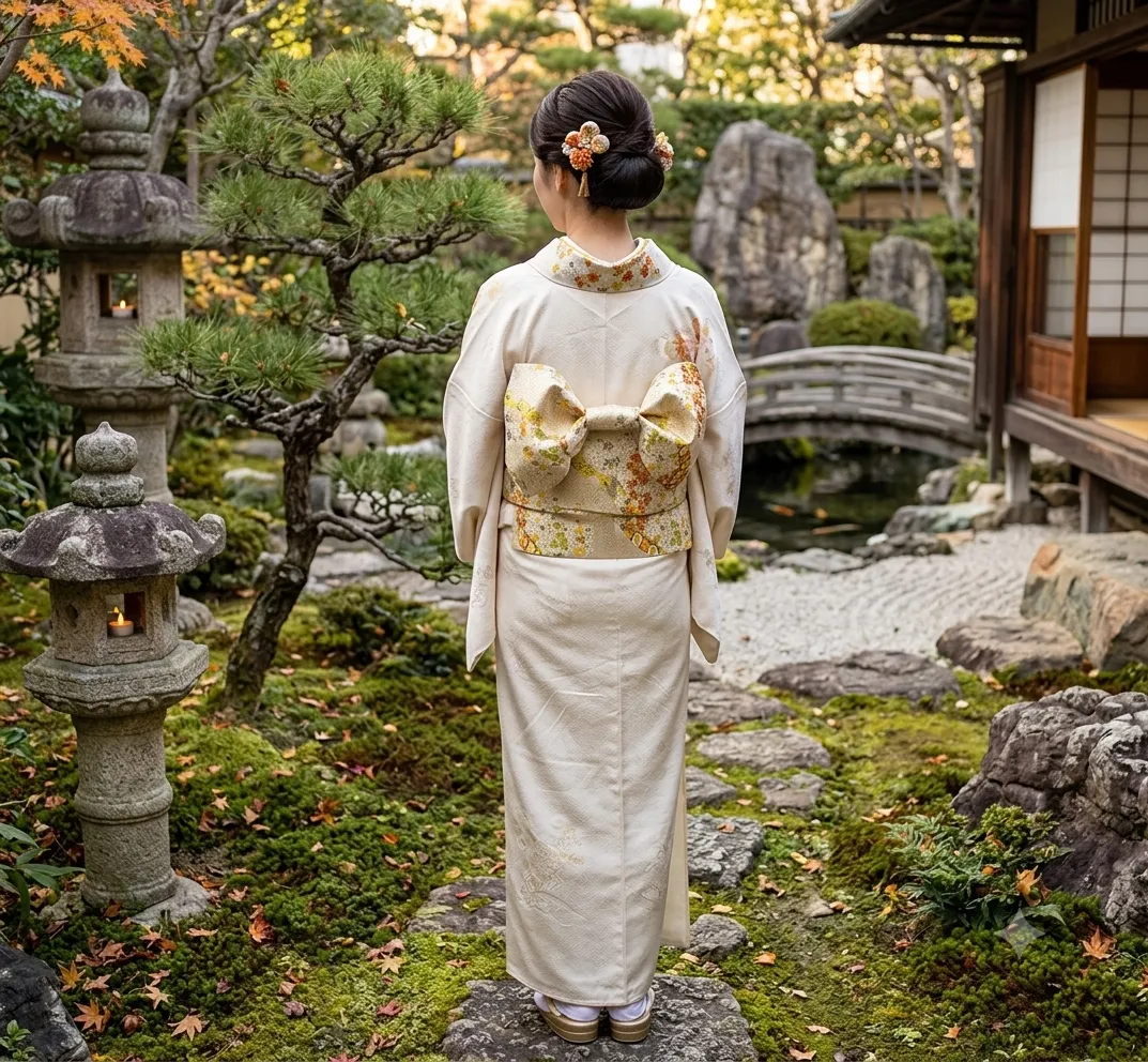 Ceinture Obi Japonaise Kimono à Nœud - Image 2