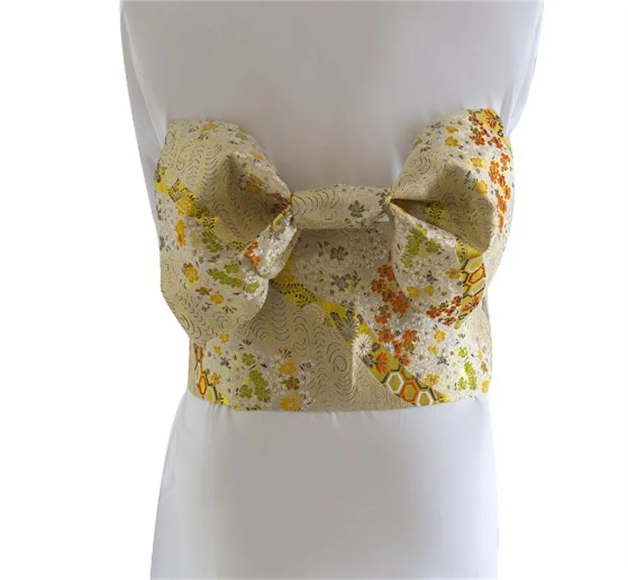Ceinture Obi Japonaise Kimono à Nœud - Image 3