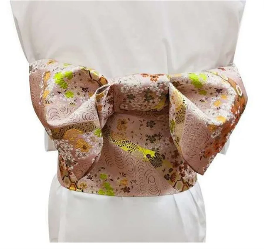 Ceinture Obi Japonaise Kimono à Nœud - Image 4