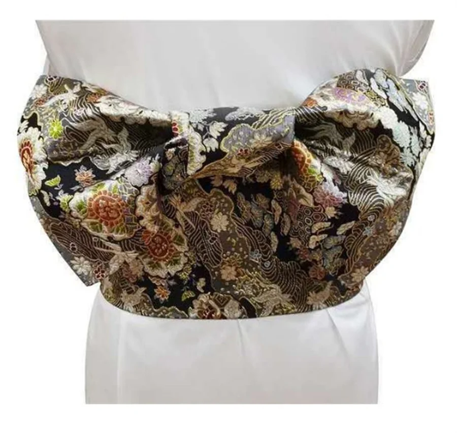 Ceinture Obi Japonaise pour Femme avec Nœud - Image 3