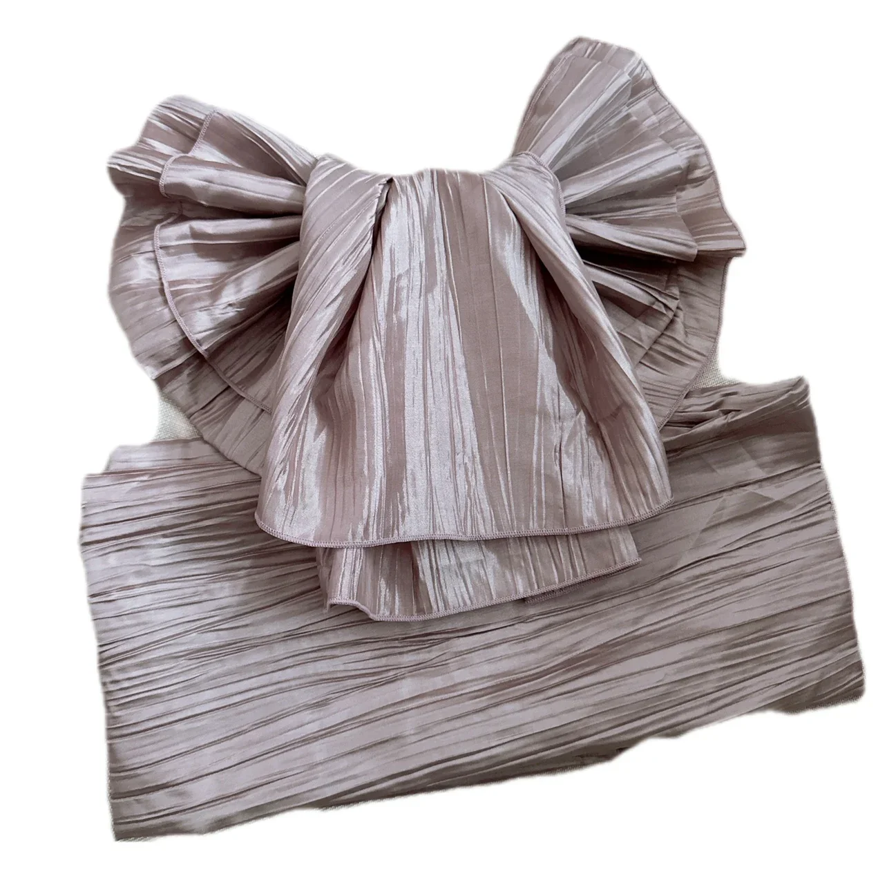 Ceinture Obi Plissée avec Nœud - Image 11