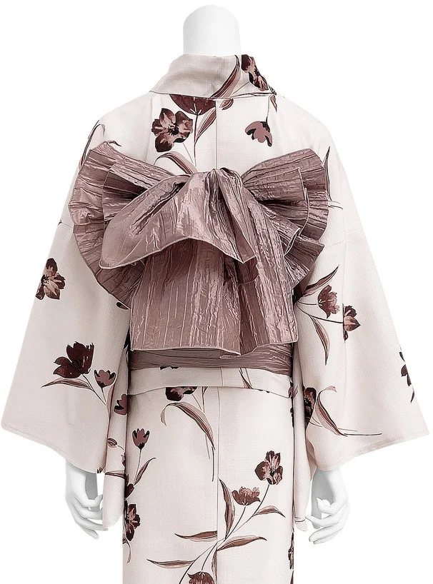 Ceinture Obi Plissée avec Nœud - Image 3