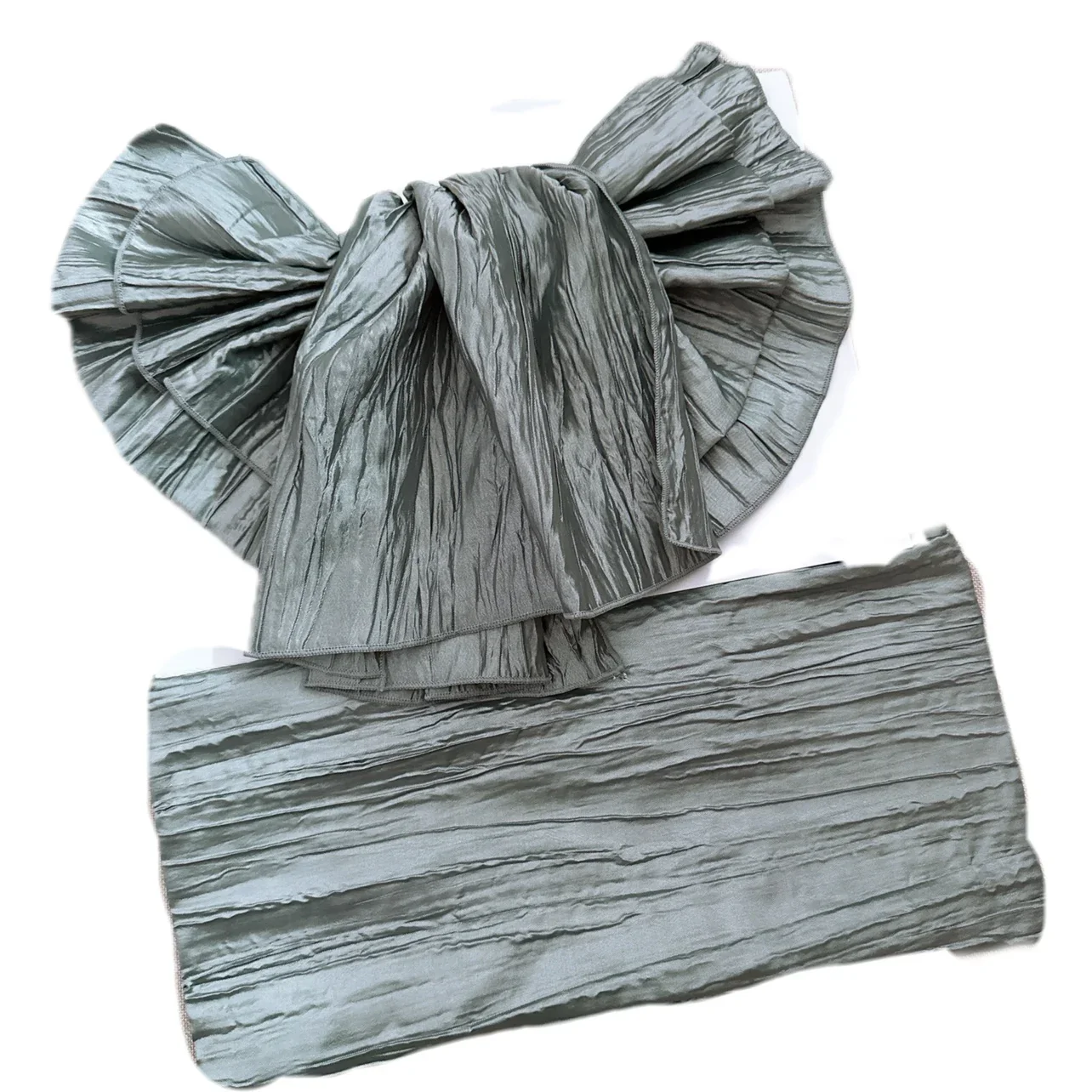 Ceinture Obi Plissée avec Nœud - Image 4
