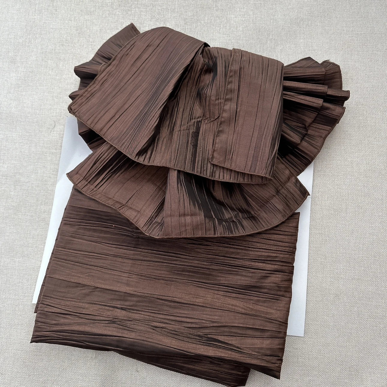 Ceinture Obi Plissée avec Nœud - Image 6