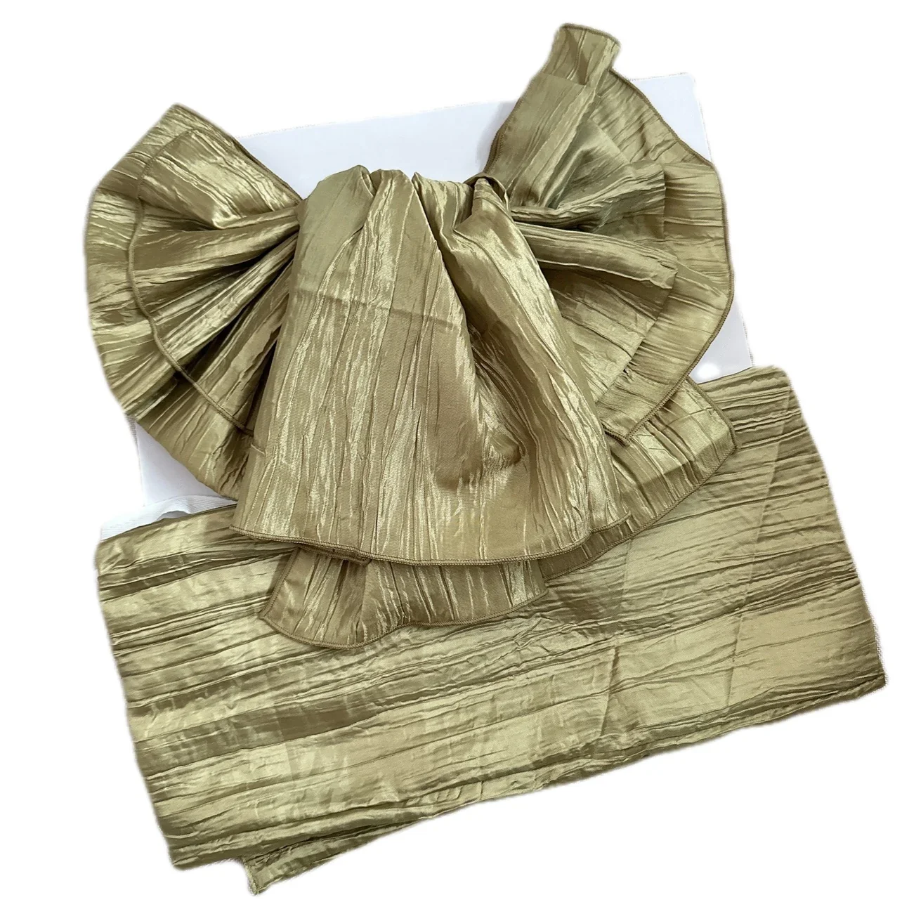 Ceinture Obi Plissée avec Nœud - Image 7