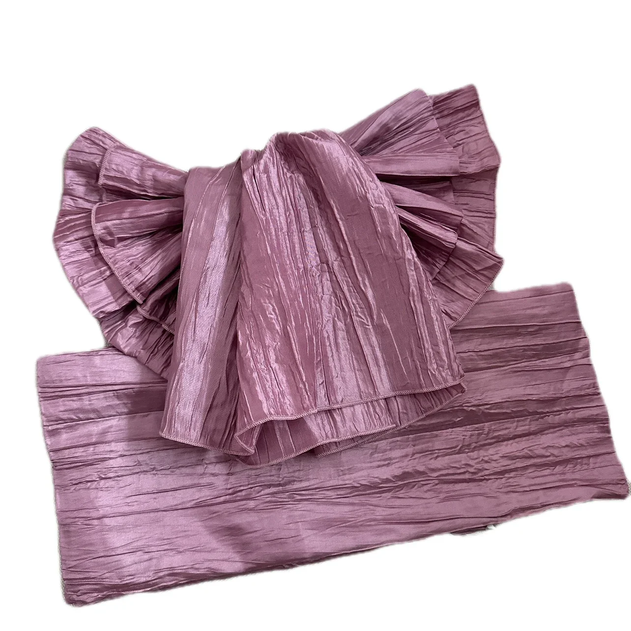 Ceinture Obi Plissée avec Nœud - Image 8