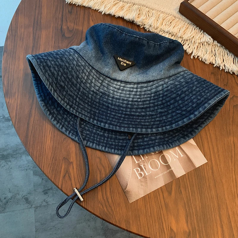 Chapeau Bob Japonais en Denim - Image 3