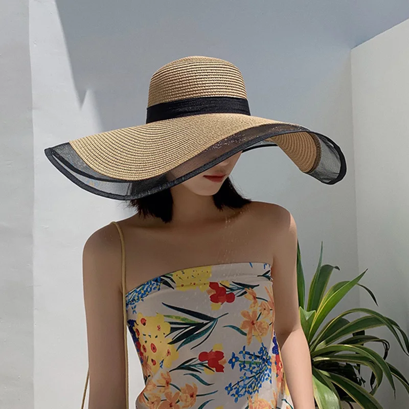 Chapeau en paille japonais femme - Image 3