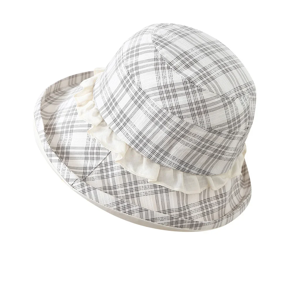 Chapeau Japonais Carreaux Vintage - Image 2