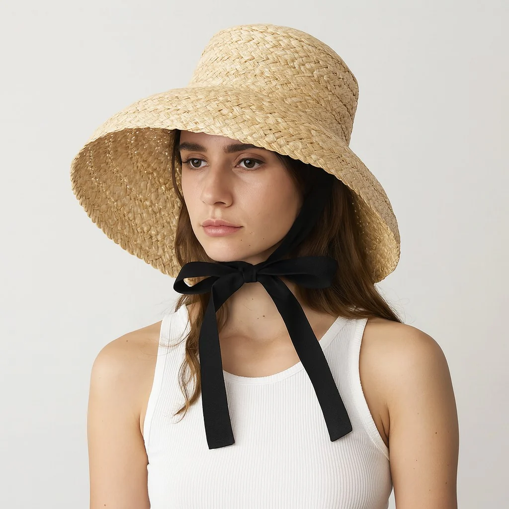 Chapeau Japonais en Raphia