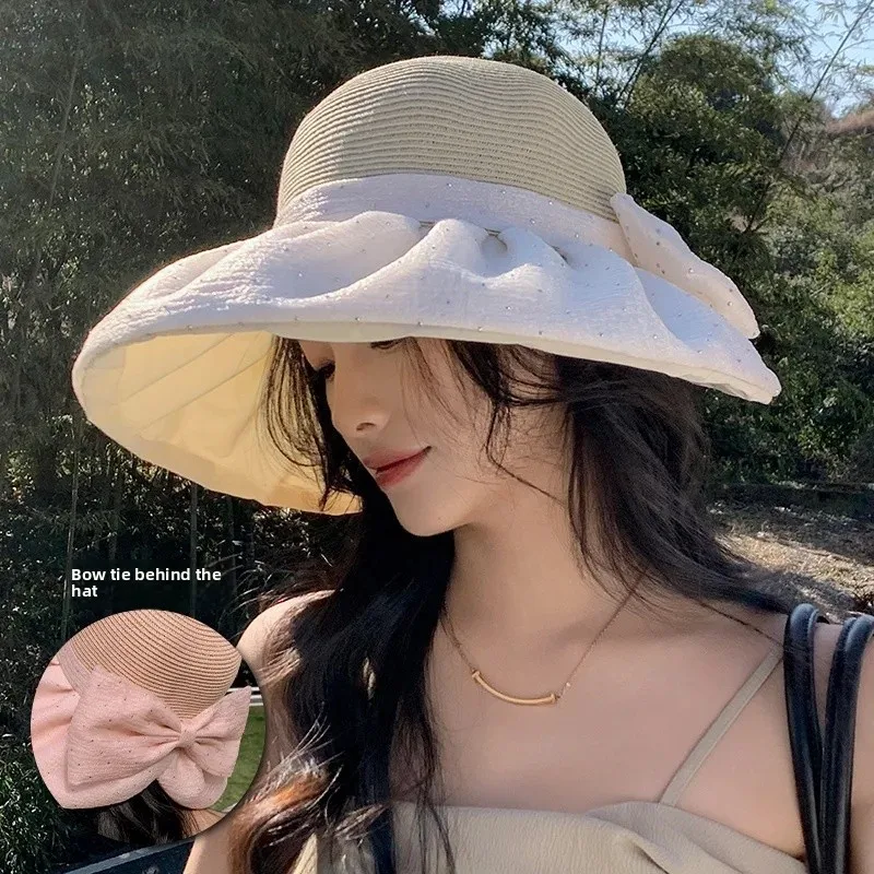 Chapeau Japonais Femme à Nœud Papillon - Image 2