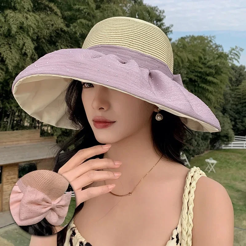 Chapeau Japonais Femme à Nœud Papillon - Image 3