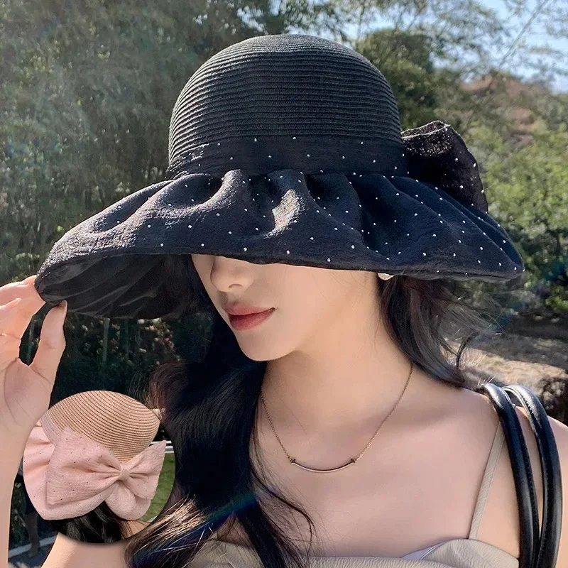 Chapeau Japonais Femme à Nœud Papillon - Image 4