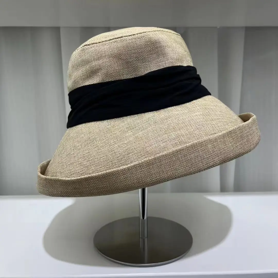 Chapeau Japonais Femme en Lin - Image 3