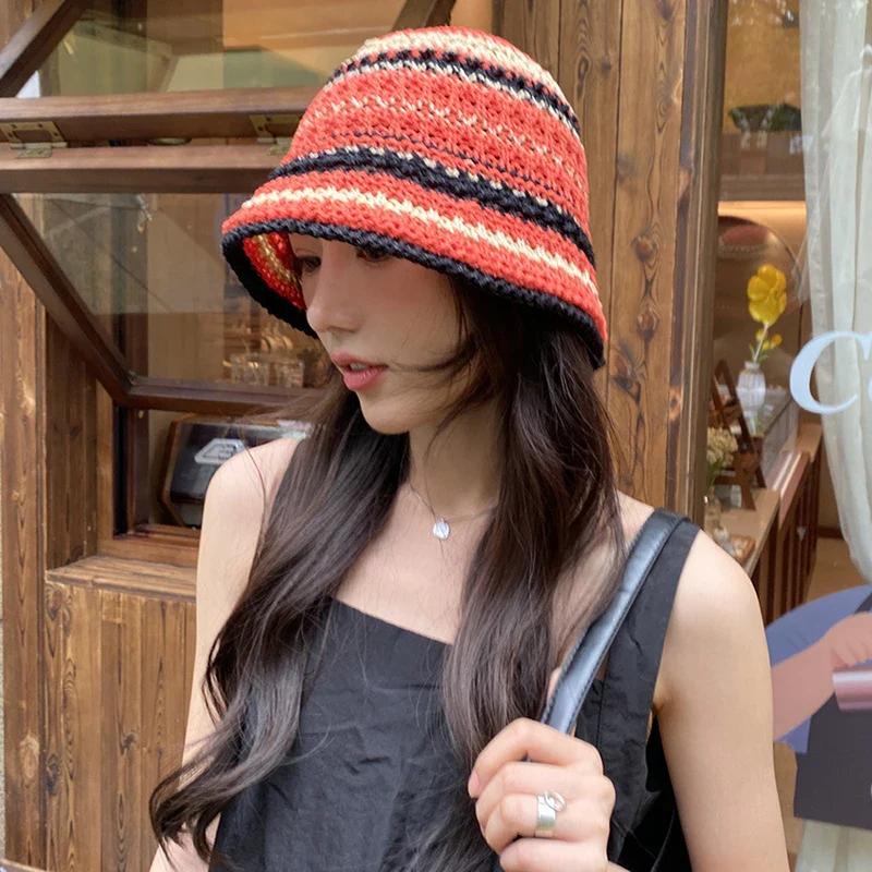 Chapeau japonais tissé femme - Image 12