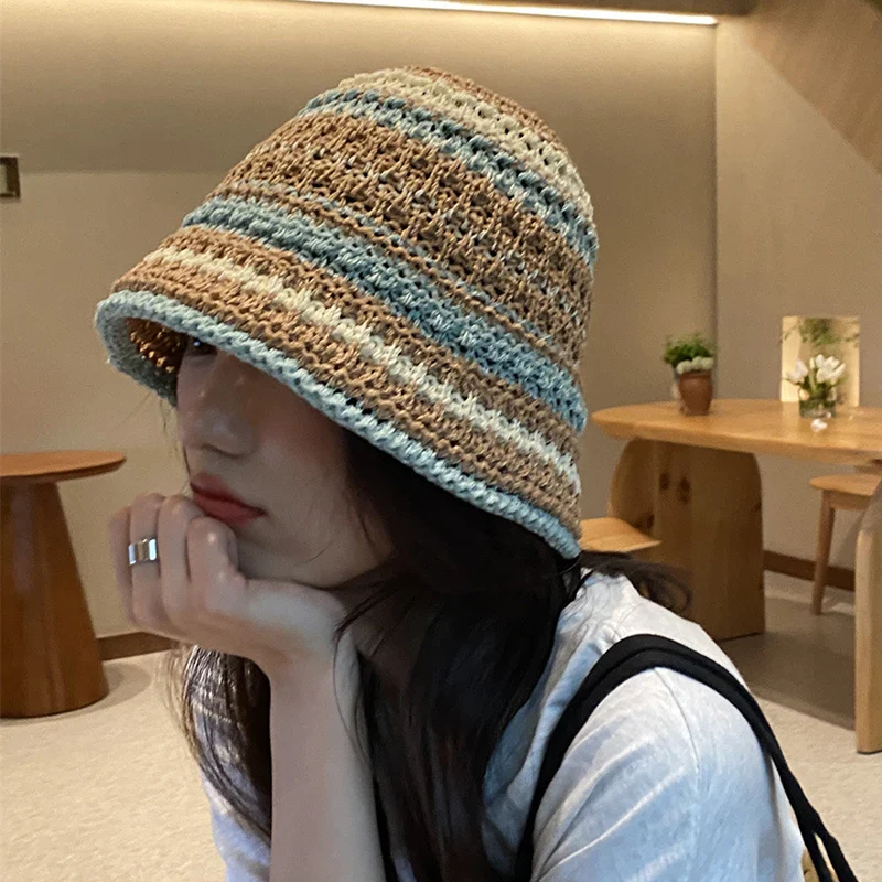 Chapeau japonais tissé femme - Image 2