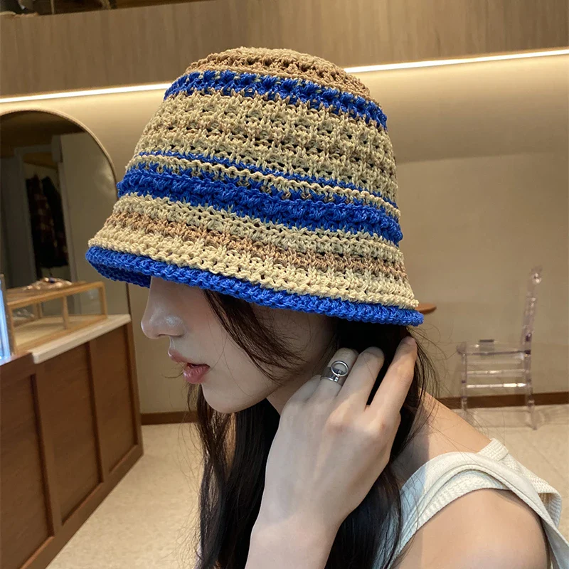 Chapeau japonais tissé femme - Image 3
