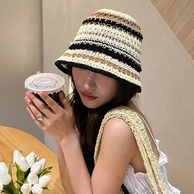 Chapeau japonais tissé femme - Image 4