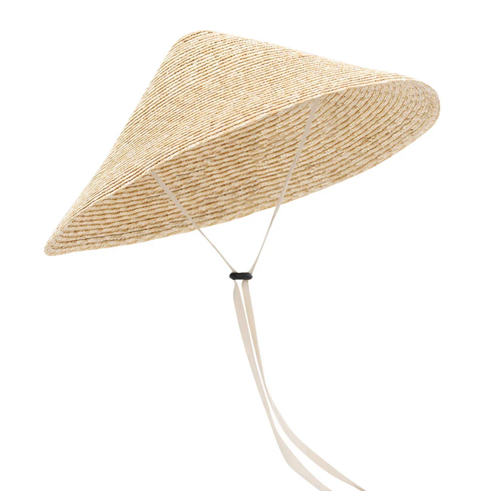 Chapeau pare-soleil en paille japonais - Image 2