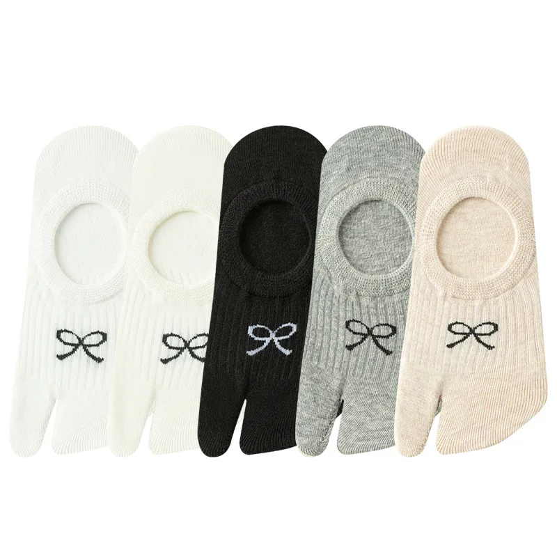 Chaussettes Basses Japonaises Motif Nœud - Image 3