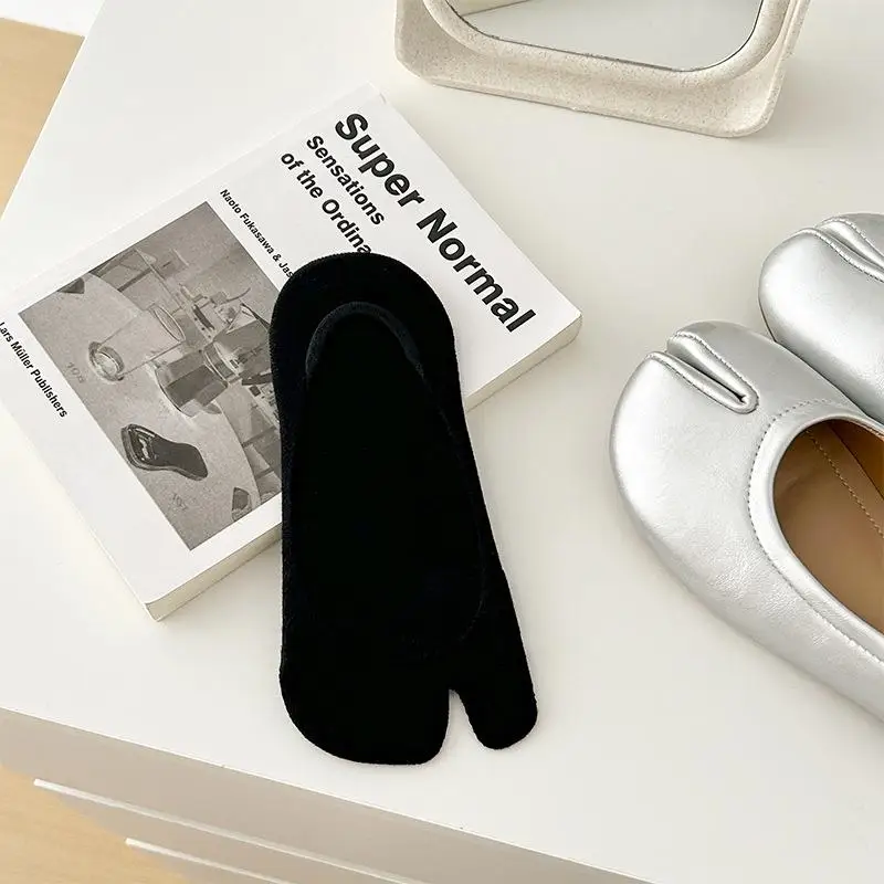 Chaussettes Japonaises Basses Unies - Image 5