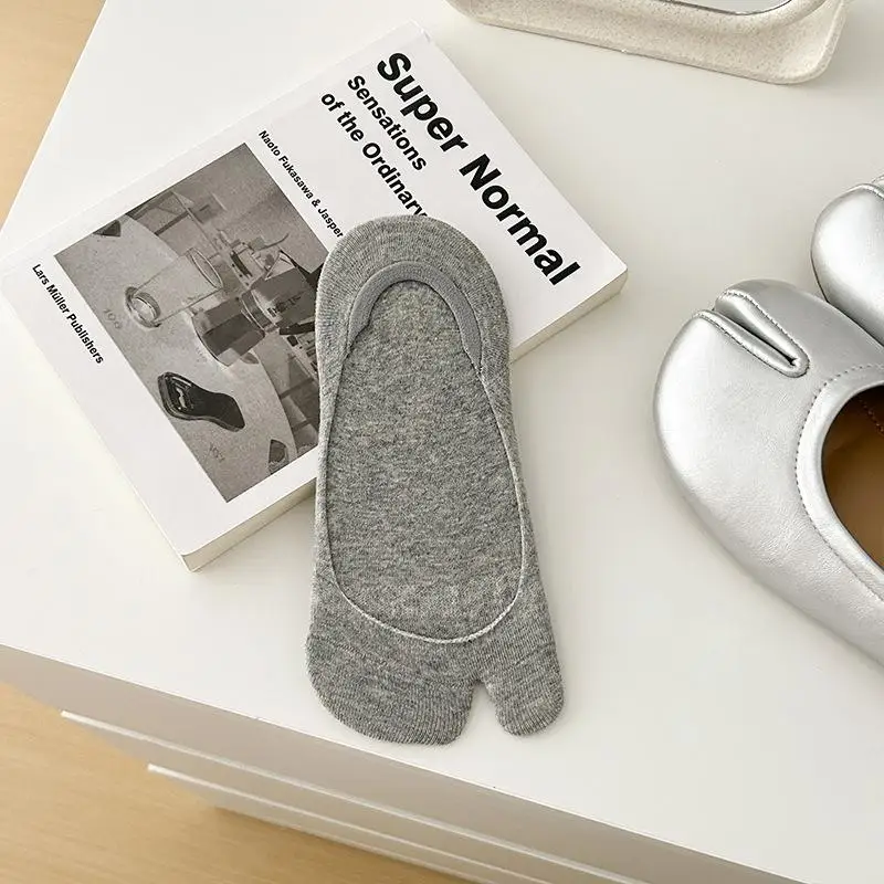 Chaussettes Japonaises Basses Unies - Image 7
