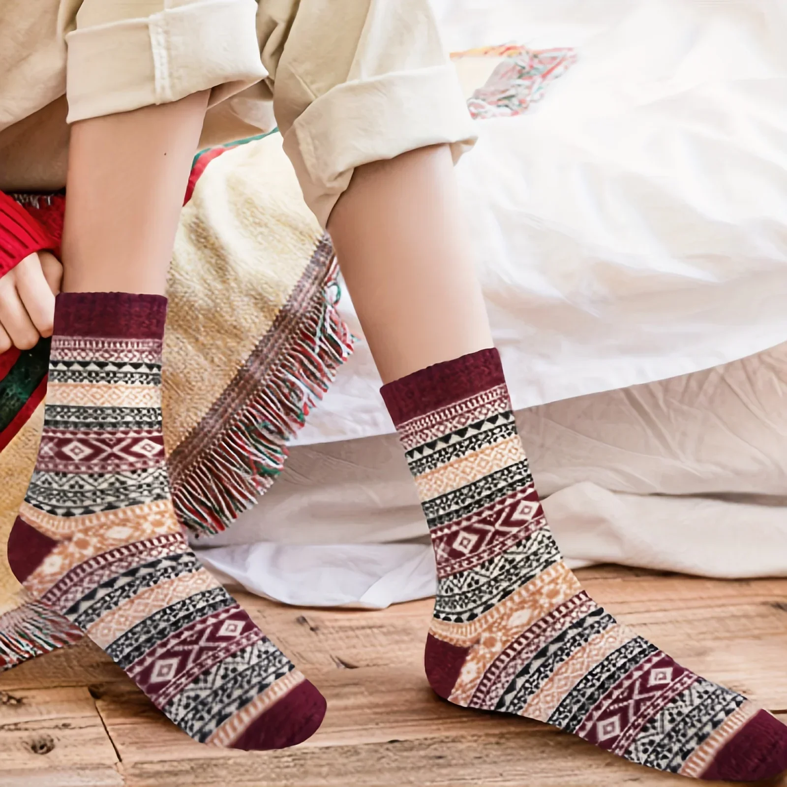 Chaussettes Japonaises Hivernales - Image 2