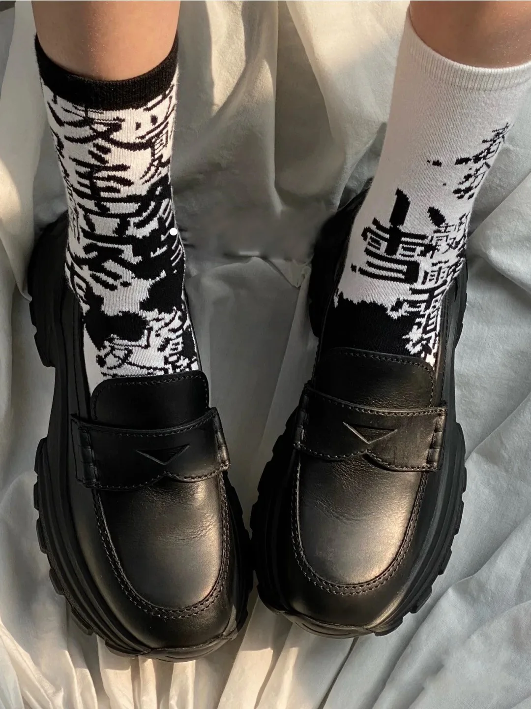 Chaussettes Japonaises Kanji - Image 4