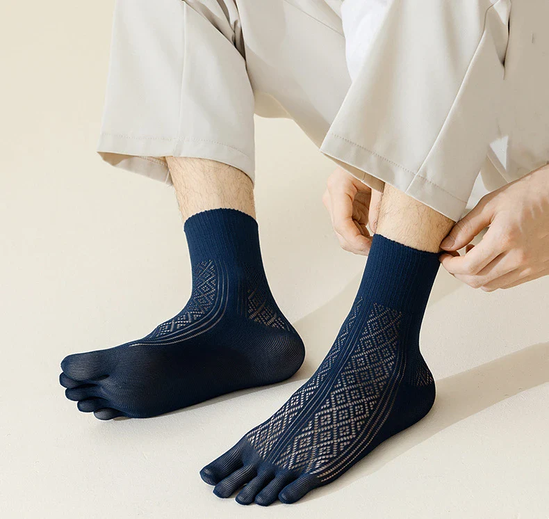 Chaussettes Japonaises pour Homme Respirantes - Image 3