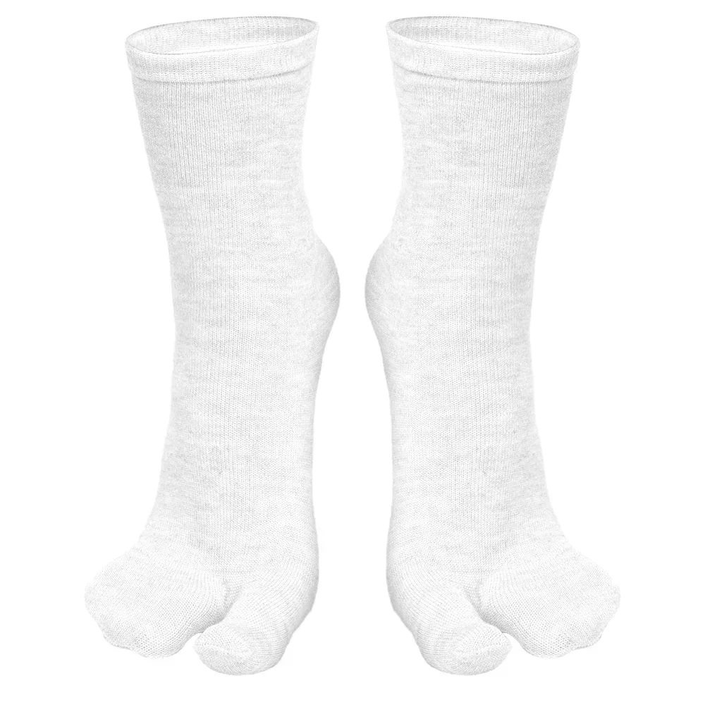 Chaussettes Japonaises Tabi Uni Blanche - Image 3