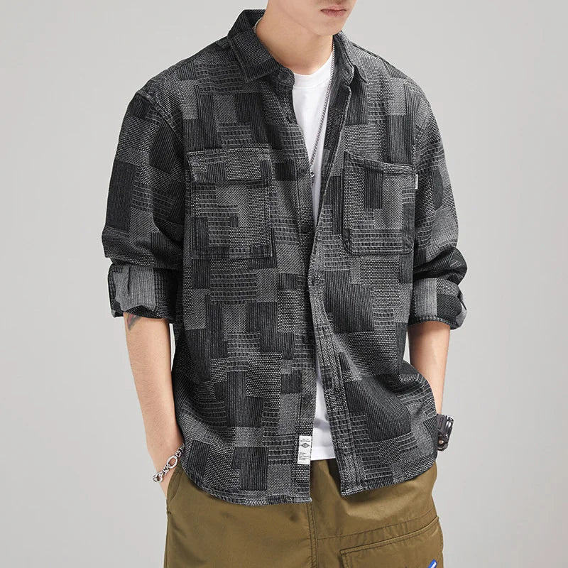 Chemise À Carreaux Japonaise - Image 2