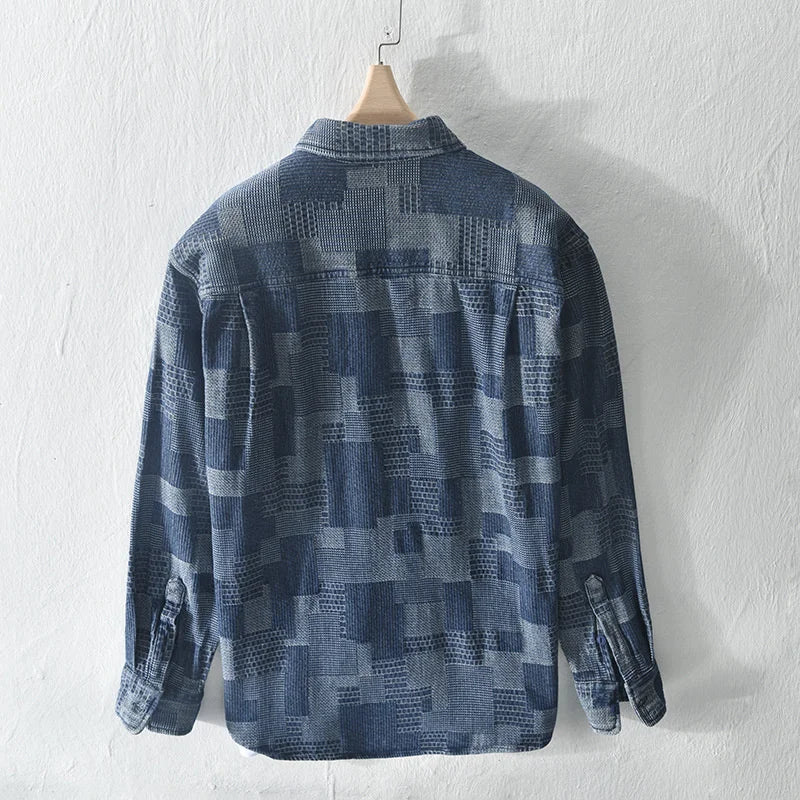 Chemise À Carreaux Japonaise - Image 3