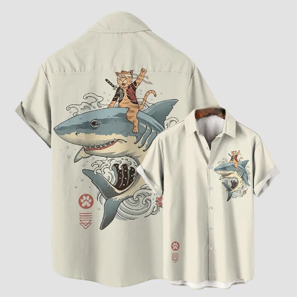 Chemise Dessin Japonaise - Image 2