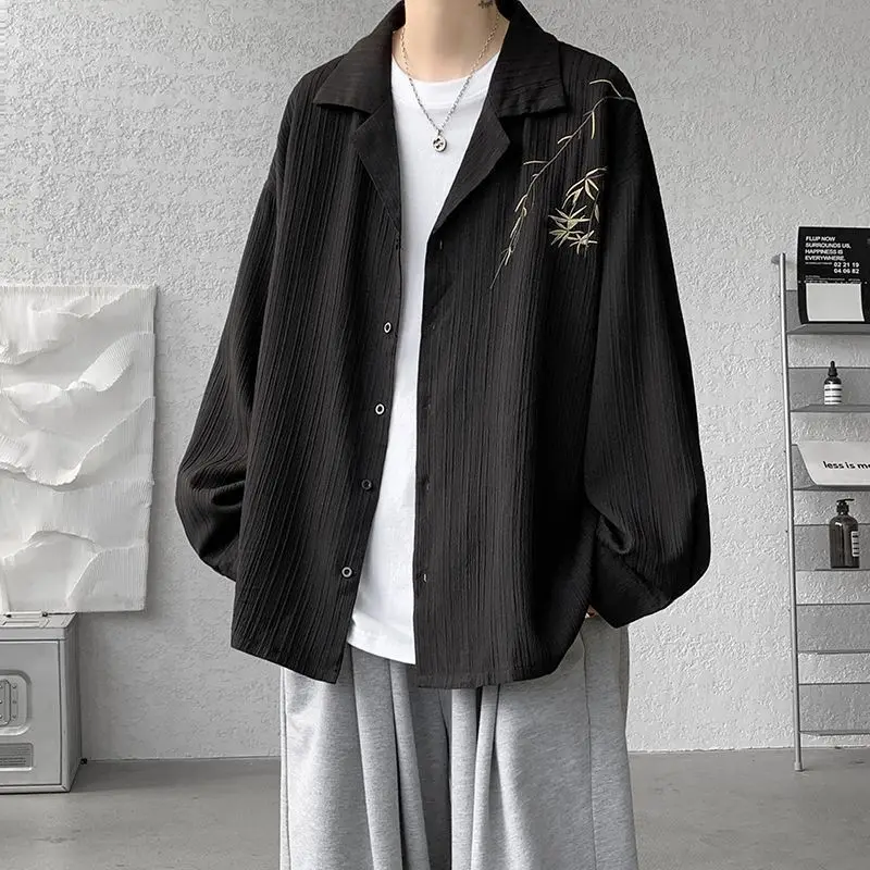 Chemise Japonaise à Plis Bambou - Image 3
