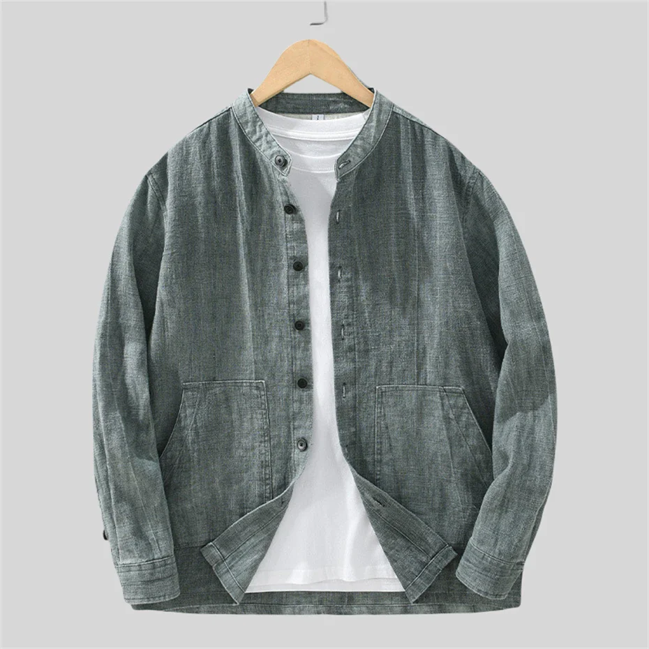 Chemise Japonaise à Poches Design